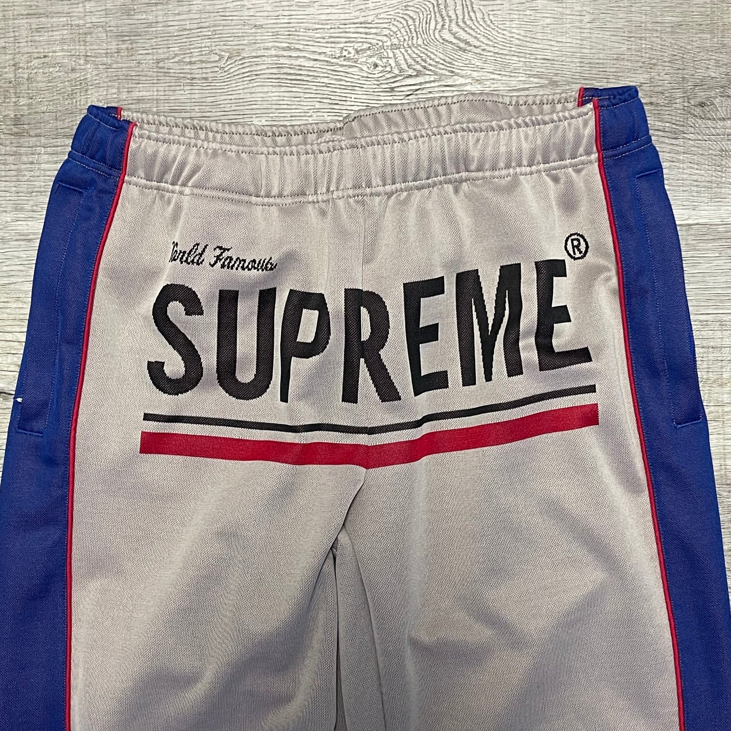 Supreme World Famous Jacquard Track Pant Stone