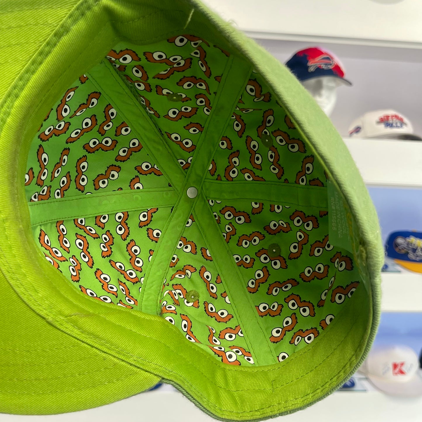 Oscar The Grouch Sesame Street Hat
