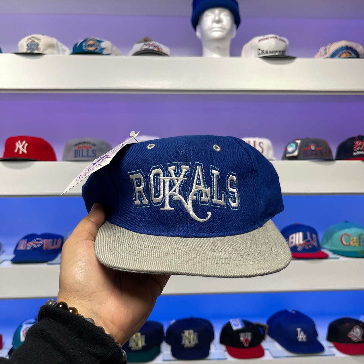 Vintage 1990s MLB Kansas City Royals Snap Back New with Tags