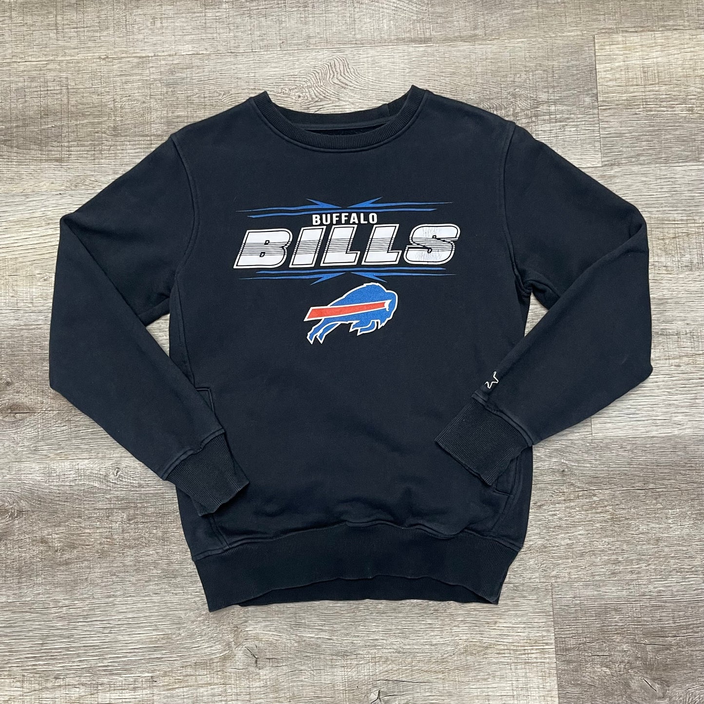 Vintage 1999s Buffalo Bills Black Starter sweatshirt Size XL