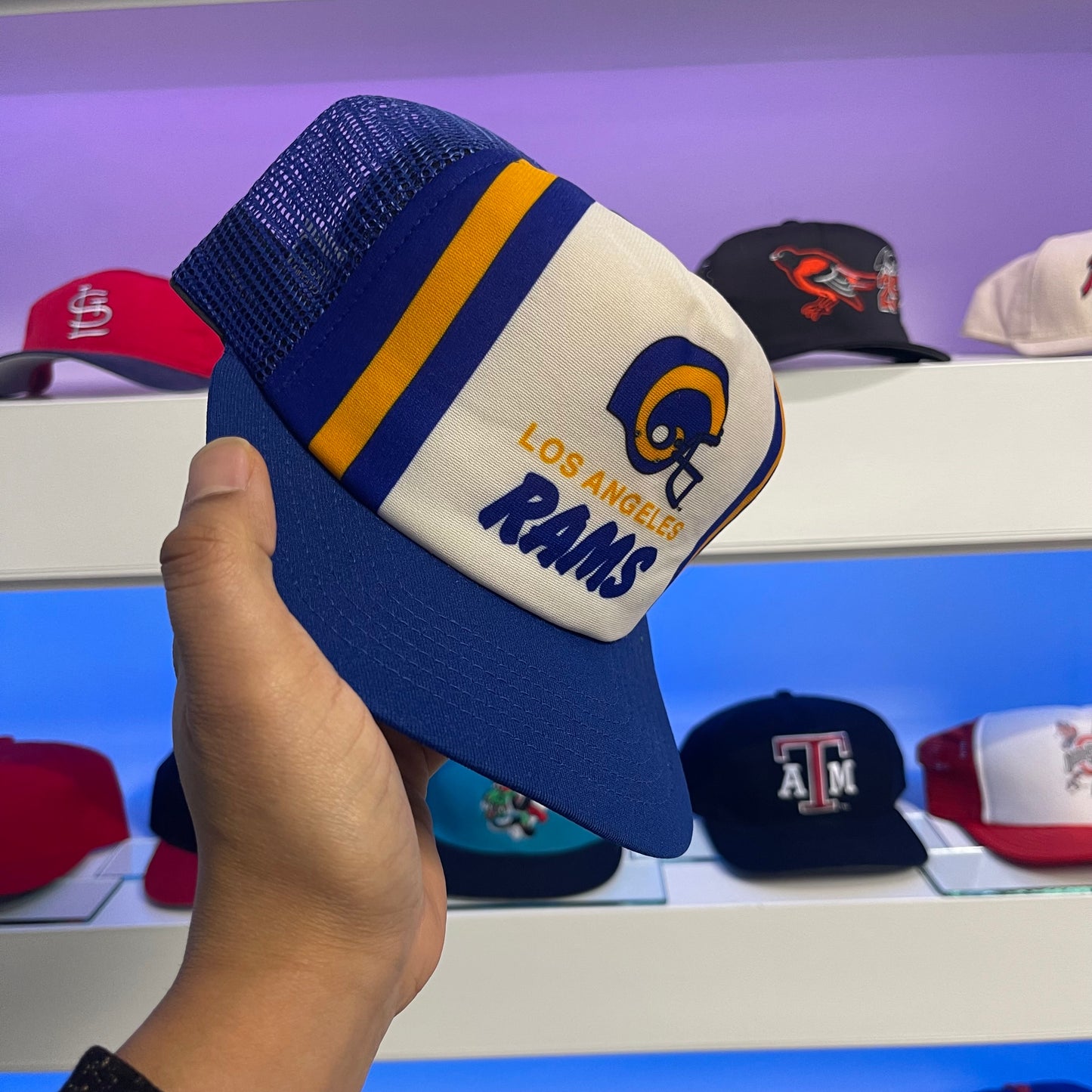 Vintage Los Angeles Rams Mesh Snap Back