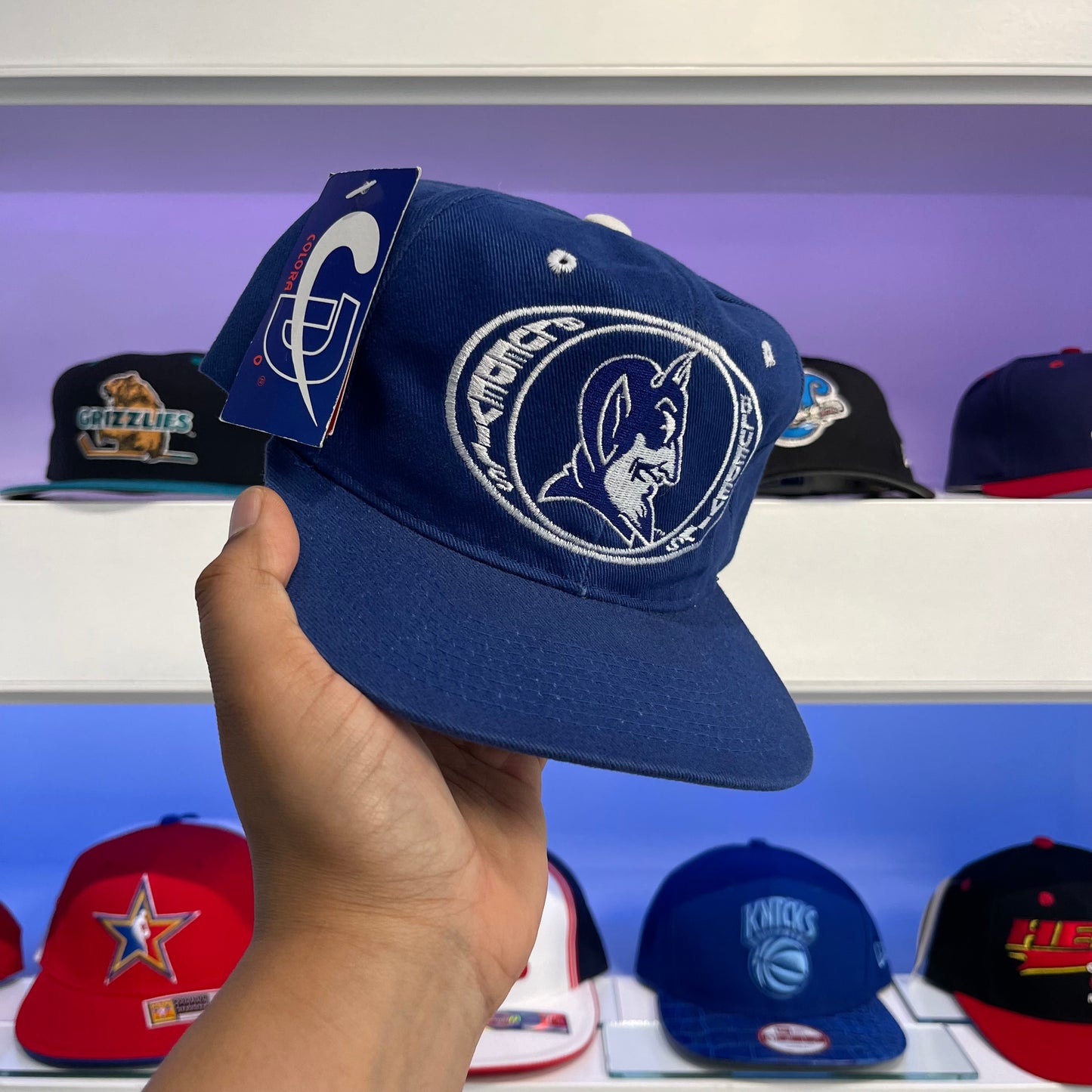 Vintage 1990s NCAA Duke Blue Devils Snap Back New with Tags