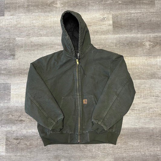 Vintage Y2K Carhartt Jacket with Hood Size XL