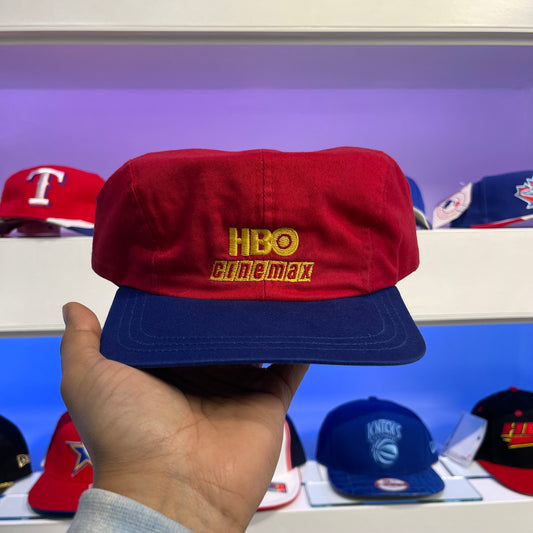 Vintage 1990s HBO Cinemax 5 Panel Hat