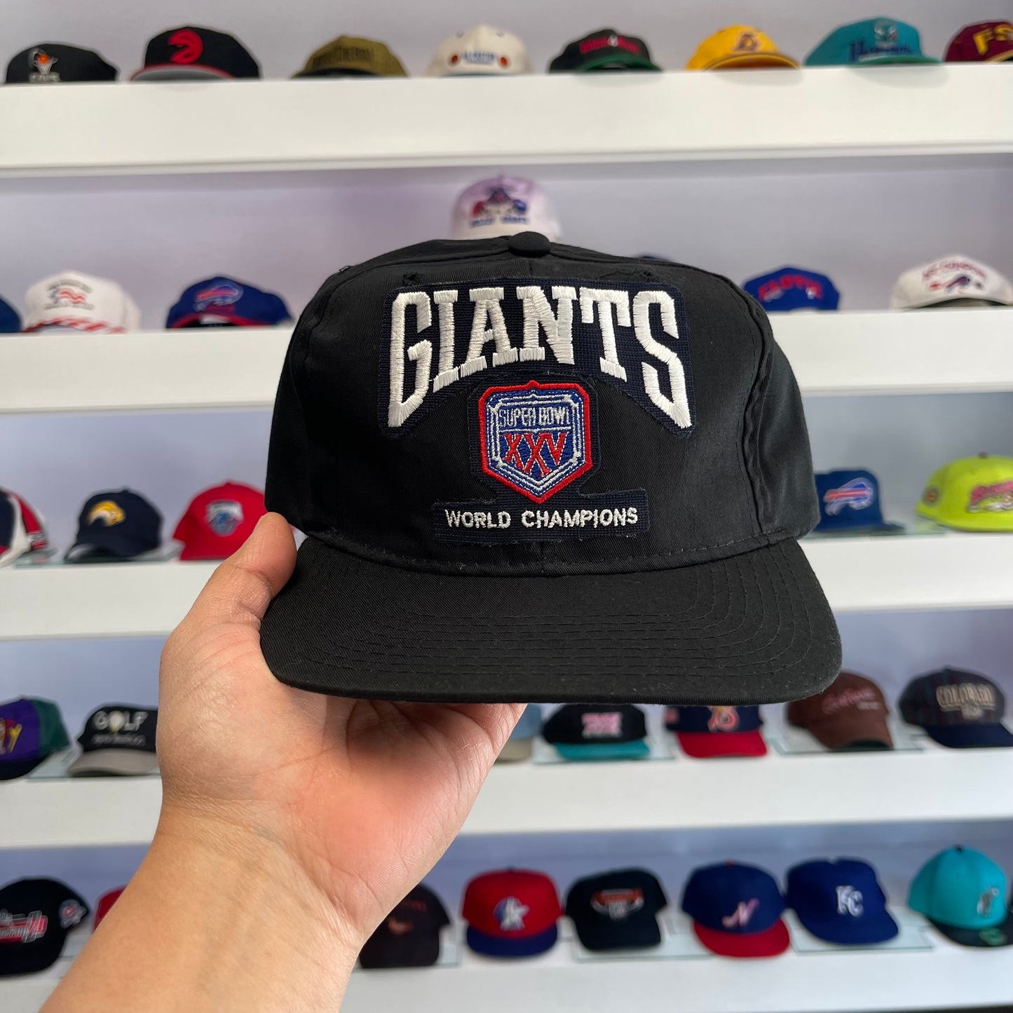 Vintage 1991 New York Giants Super Bowl XXV Snap Back New