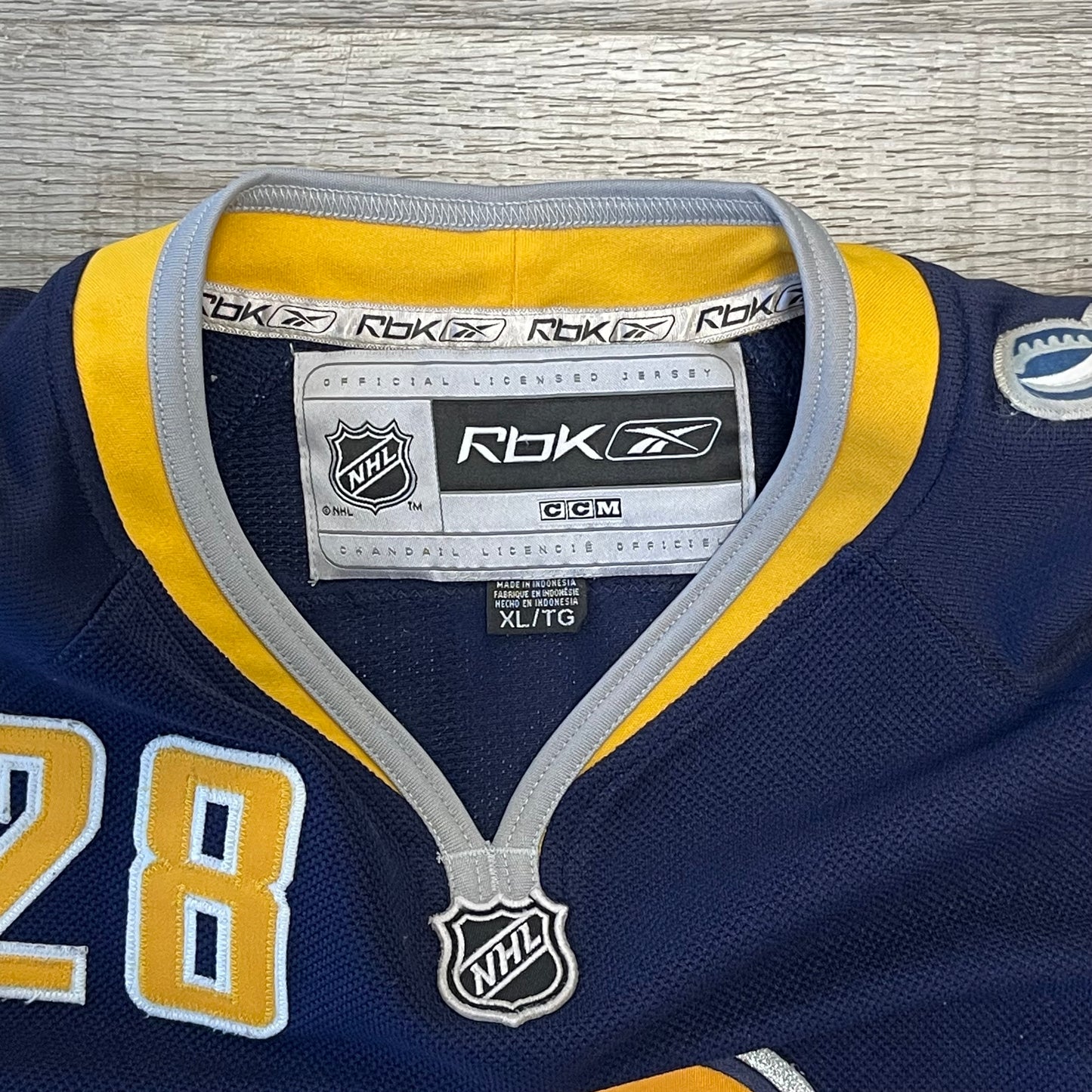 Vintage NHL Paul Gaustad Buffalo Sabres Reebok Jersey XL