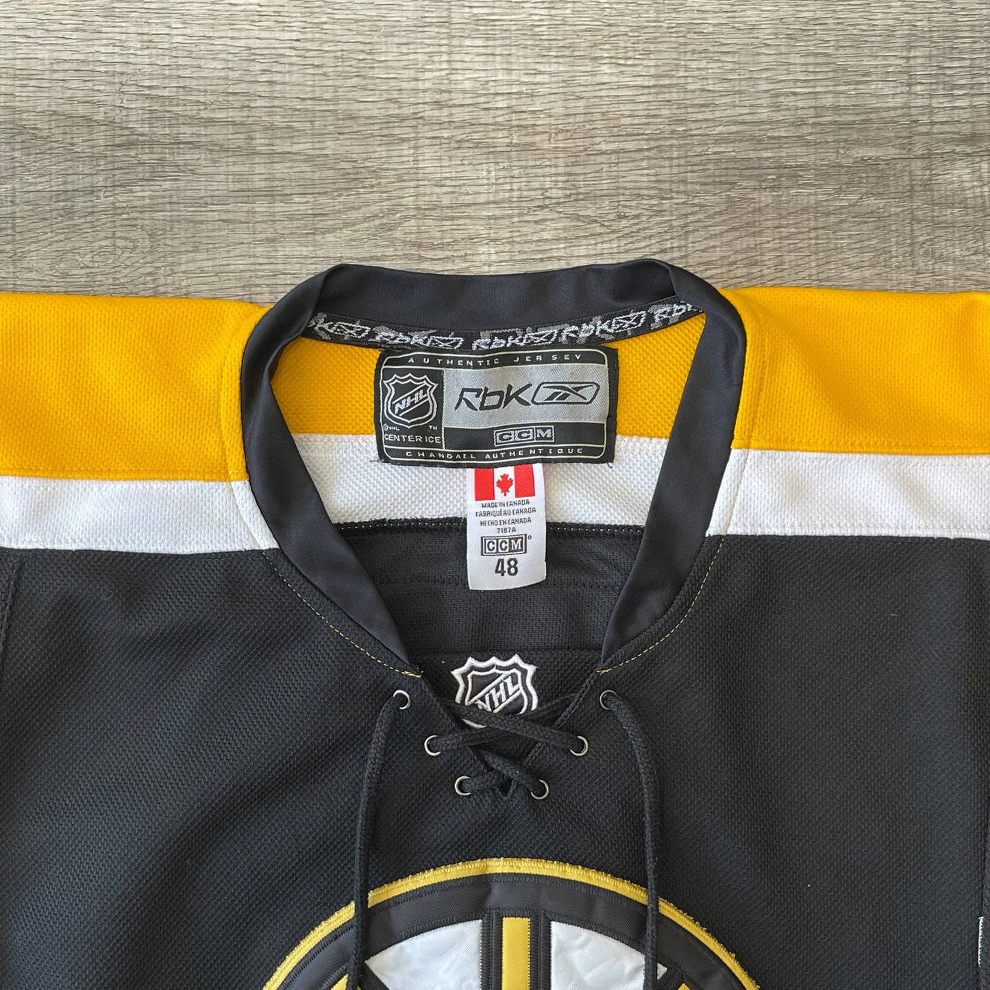 Vintage NHL Tuukka Rask Boston Bruins Reebok Jersey Size 48