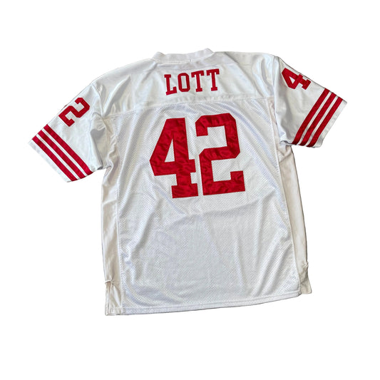 Vintage San Francisco 49ers Ronnie Lott Mitchell & Ness Jersey Size 54