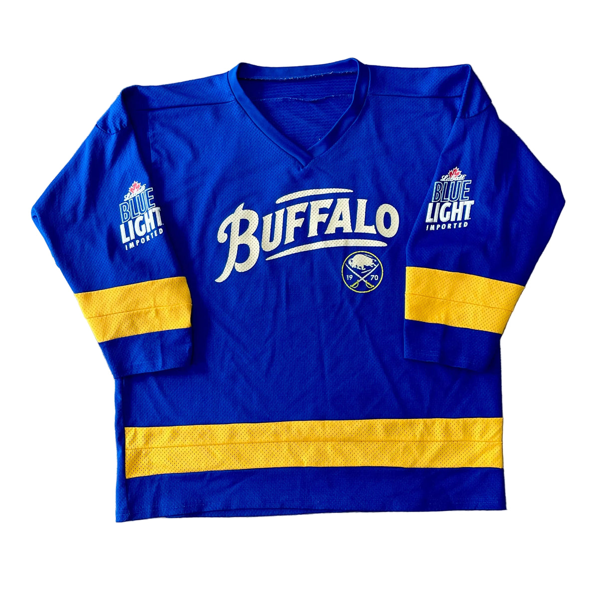 Vintage NHL Buffalo Sabres Labatt Light Jersey Size large