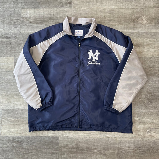 Vintage New York Yankees Windbreaker Jacket Size XL