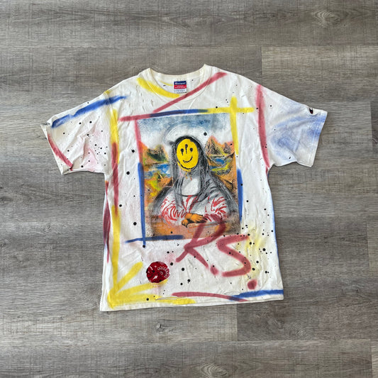 GxFR Pray For Paris Rebirth Mona Lisa T-Shirt Medium Griselda Westside Gunn