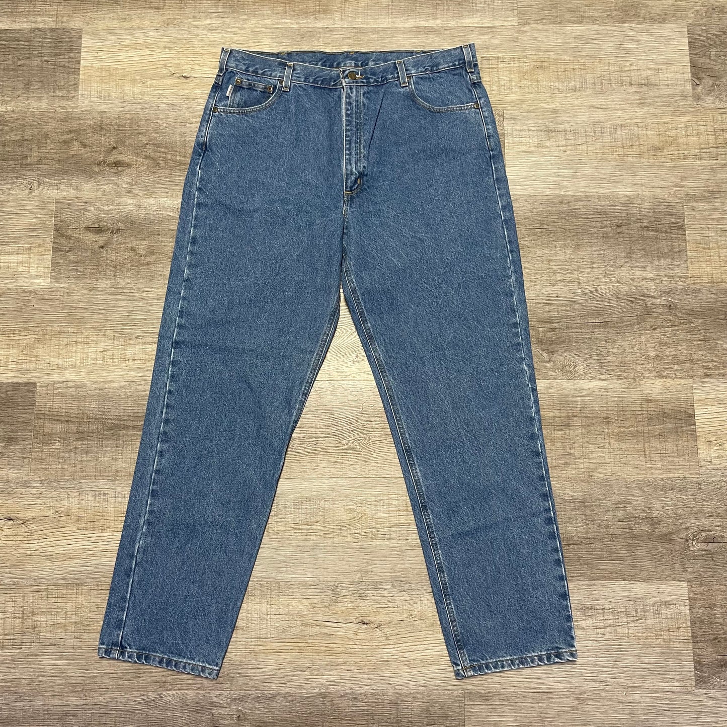 Vintage Dead Stock Carhartt Denim Jeans Size 42x34