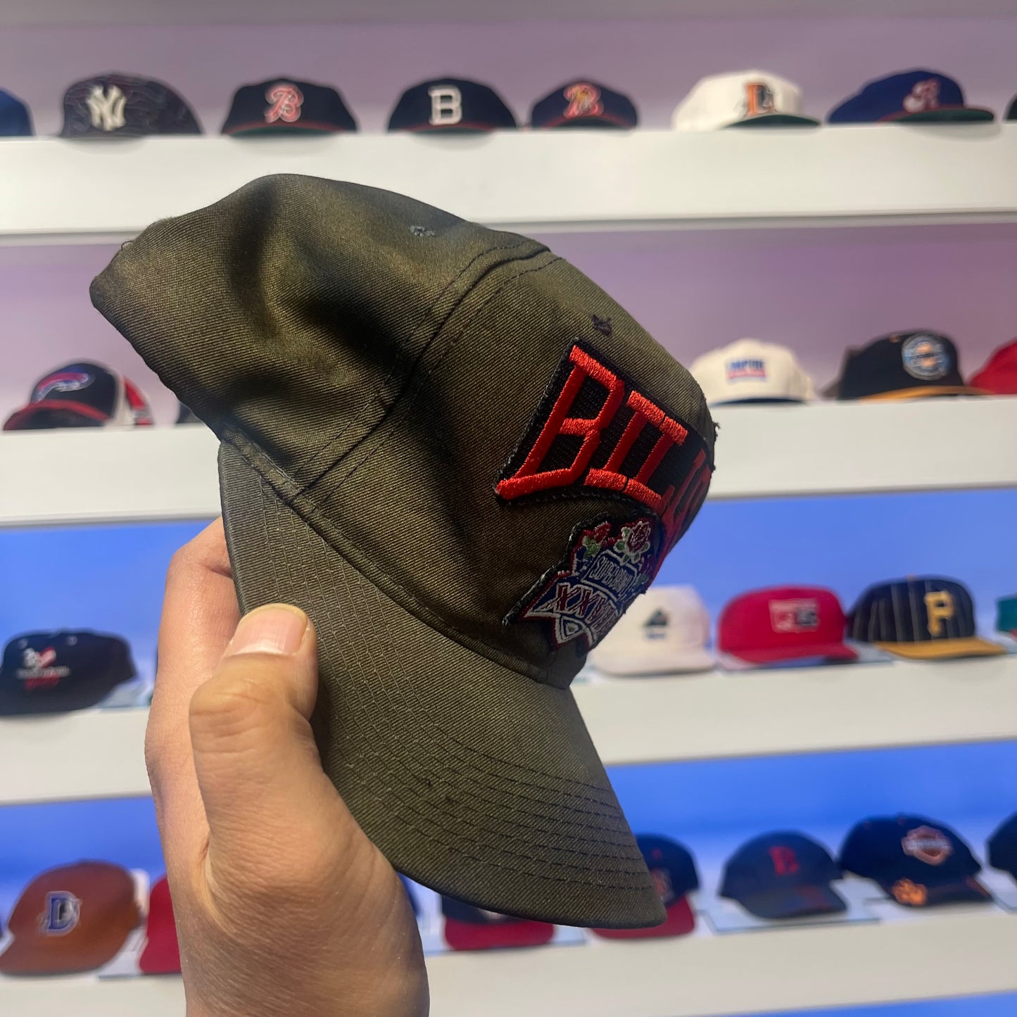 Vintage Buffalo Bills Super Bowl XXVII Twill Snap Back