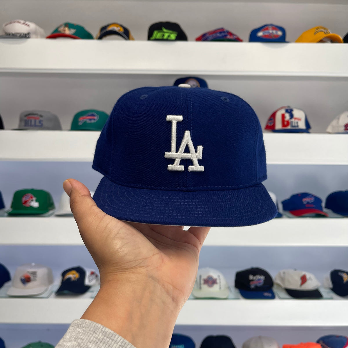 Vintage 1990s MLB Los Angeles Dodgers Wool Fitted Size 7 3/8