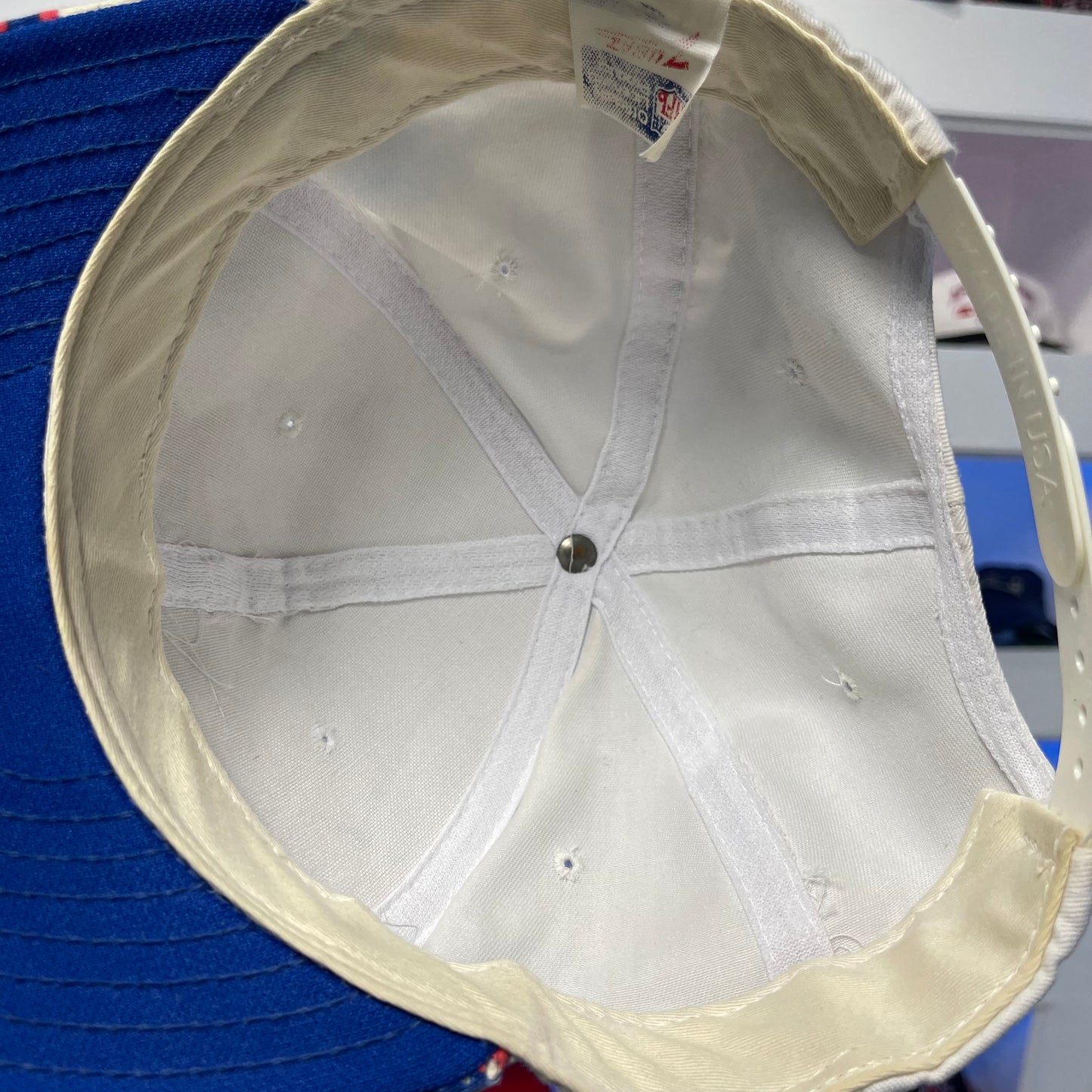 Vintage 1992 Buffalo Bills Super Bowl XXVI AFC Champions Zubaz Snap Back