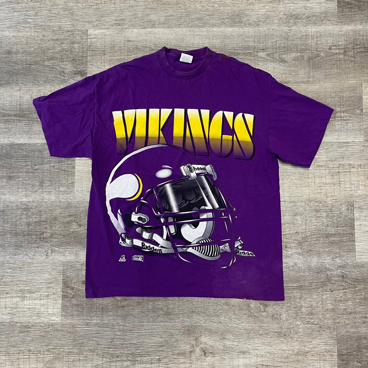 Vintage 90s NFL Minnesota Vikings T Shirt Size Large