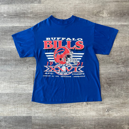 Vintage 1991 Buffalo Bills AFC champions Shirt Size Large