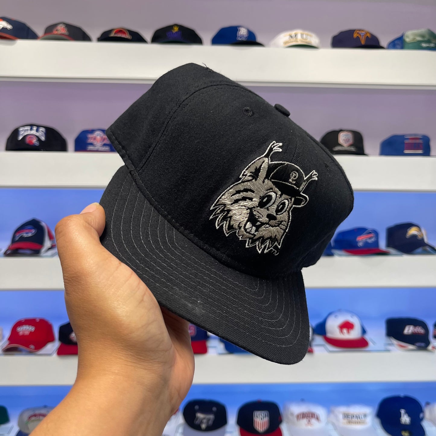 Vintage 1990s MiLB Ottawa Lynx Wool Snap Back