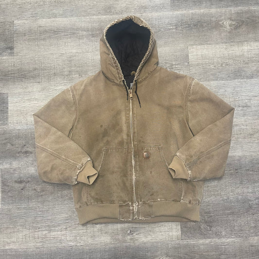 Vintage Carhartt Brown Khaki Jacket Size XL