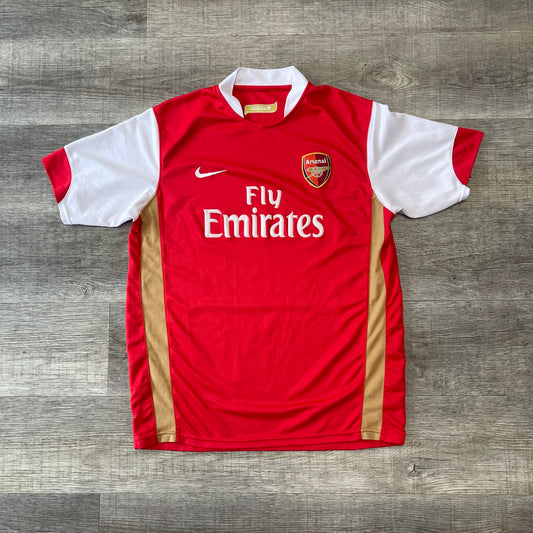 Vintage 2007 Arsenal Home Soccer Jersey Size Large