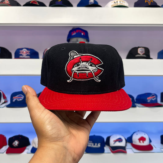 Vintage 1990s MiLB Carolina Mudcats  Wool Snap Back