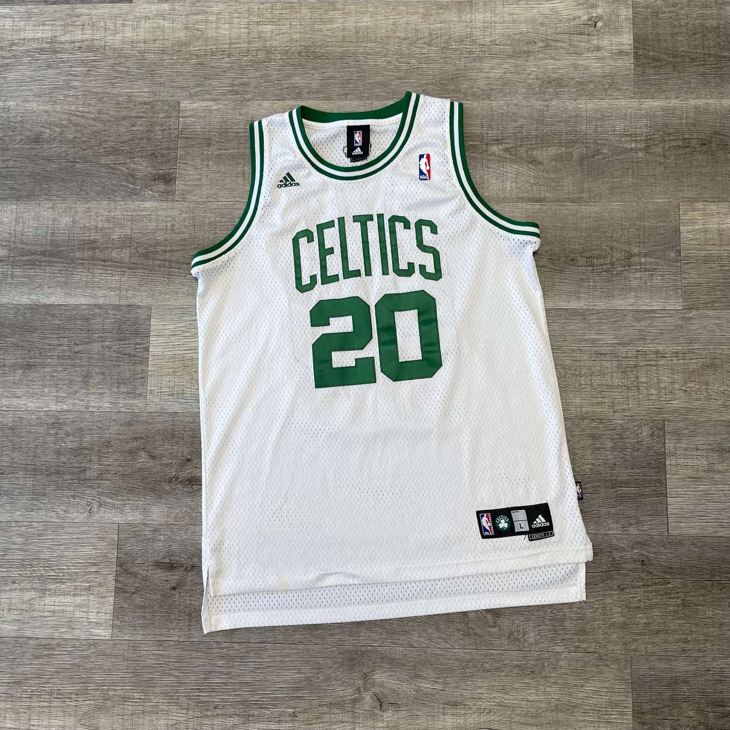Vintage 2000s NBA Ray Allen Boston Celtics Adidas Jersey Size Large