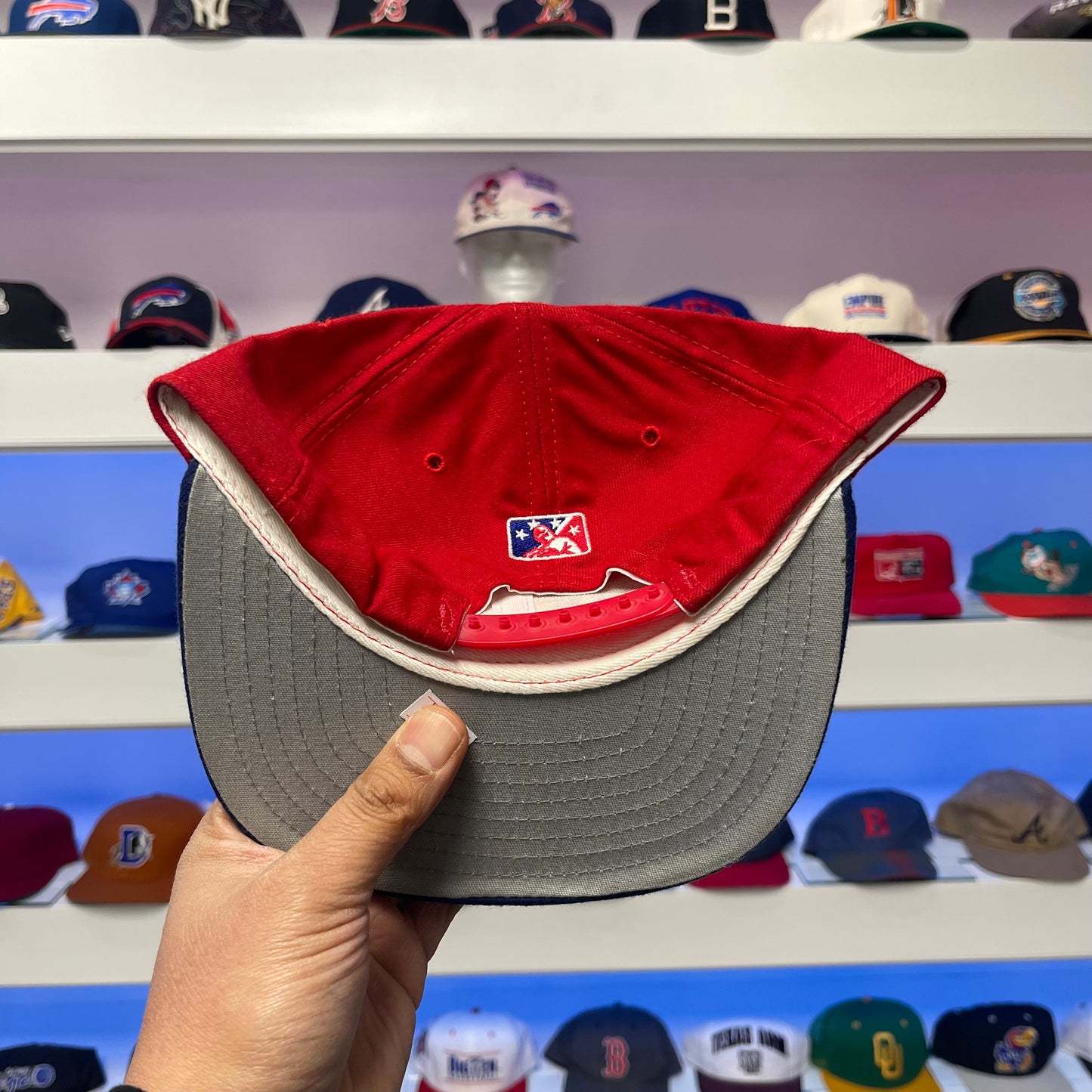 Vintage MiLB Charlotte Rangers Wool Snap Back