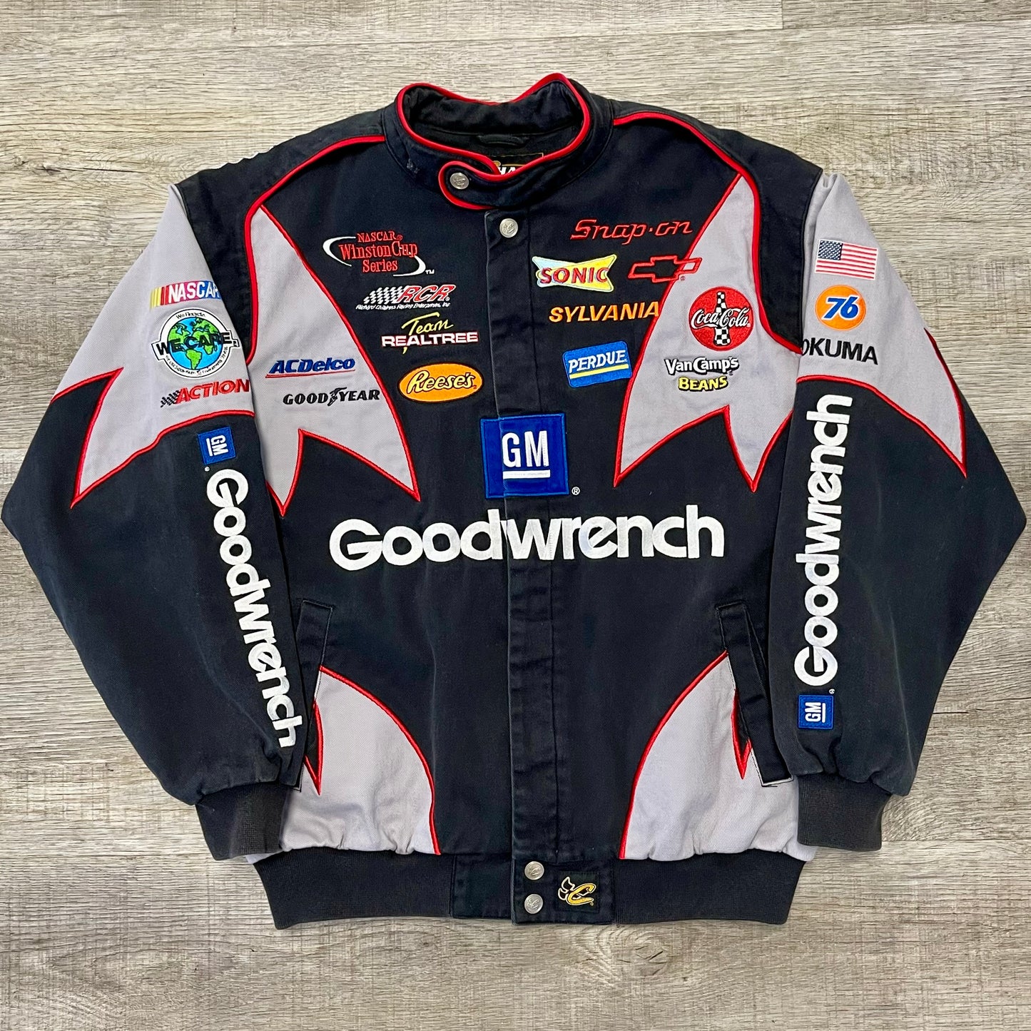 Vintage Kevin Harvick Goodwrench NASCAR Chase Jacket Size Large