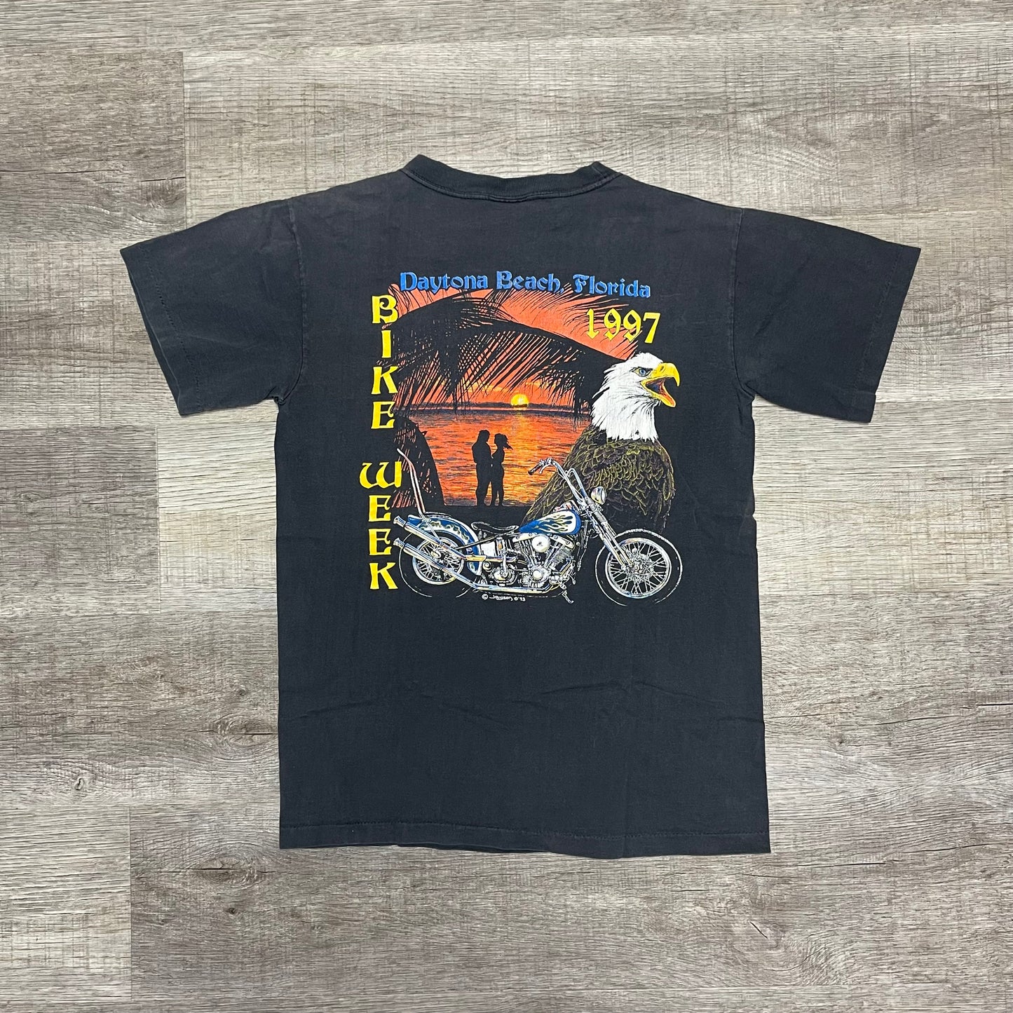 Vintage 1997 Harley Davidson Bike Week T Shirt Size Medium