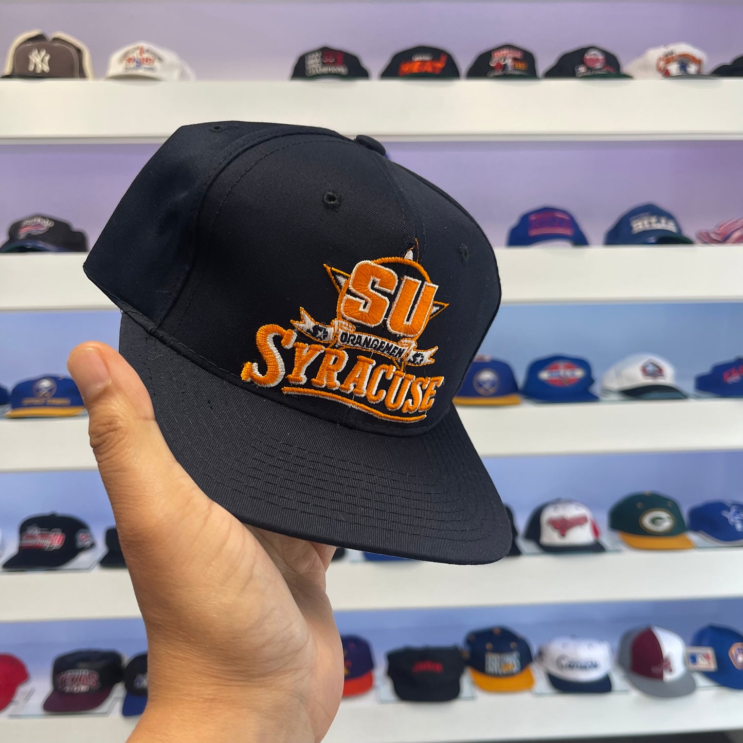 Vintage Syracuse Orangemen NCAA Starter Twill Snap Back