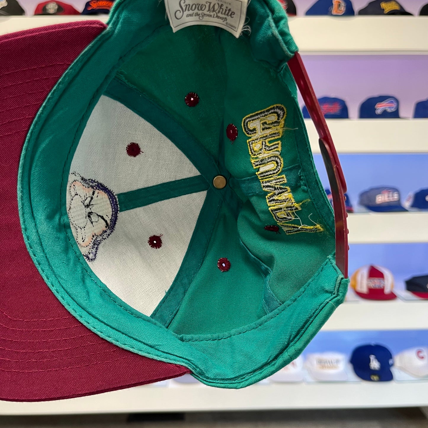 Vintage Grumpy Snow White Twill Snap Back