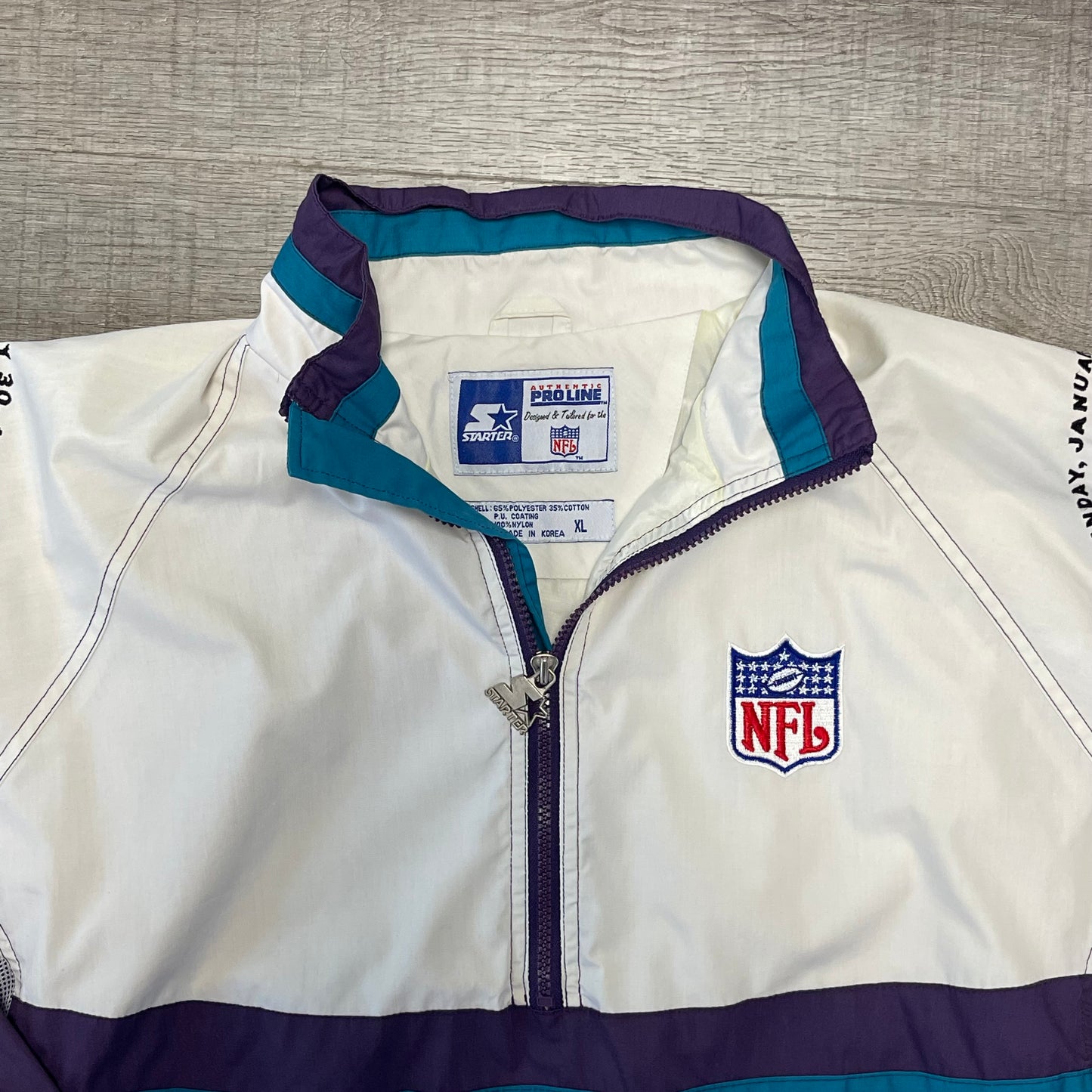 Vintage 1994 Super Bowl XXVIII Starter Jacket Size XL