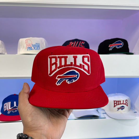 Vintage 1990s NFL Buffalo Bills Red Wool Snap Back