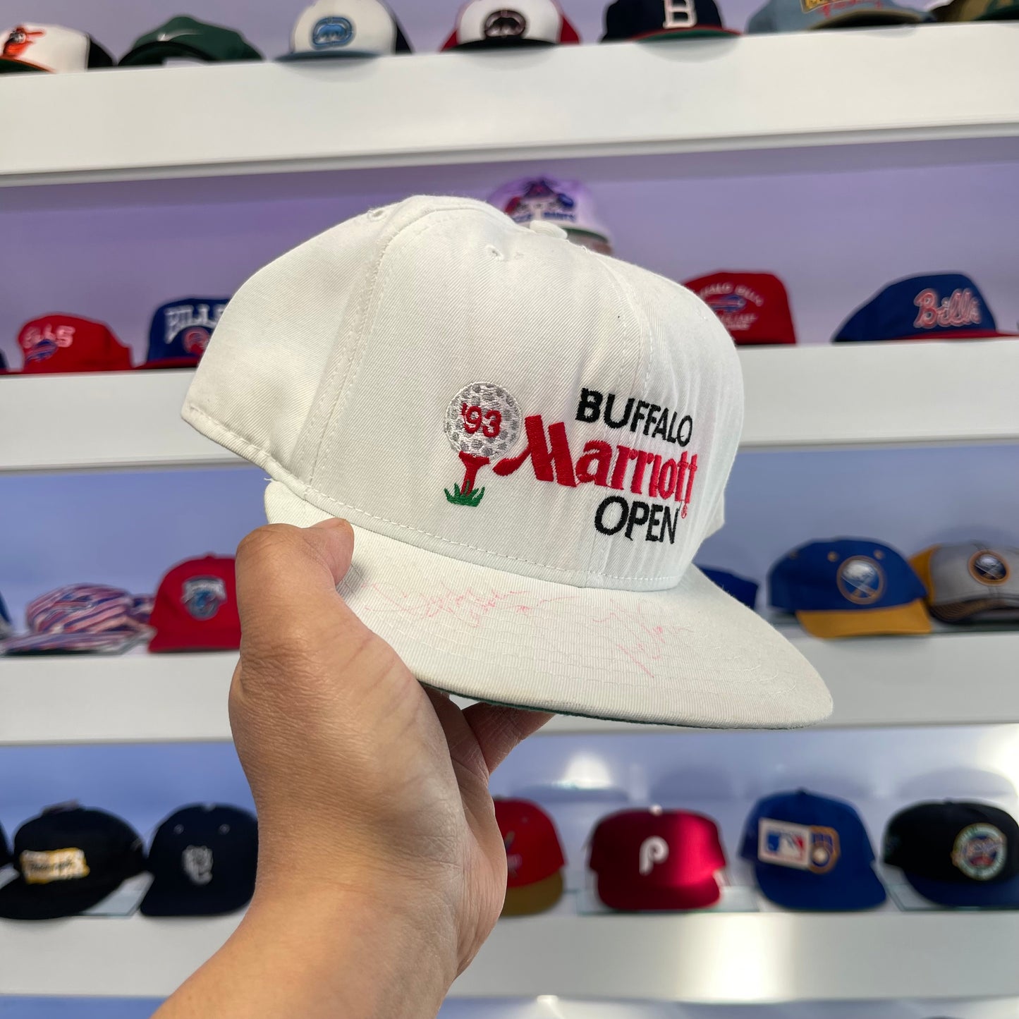 Vintage 1993 Buffalo Marriott Open Golf Tournament Snap Back