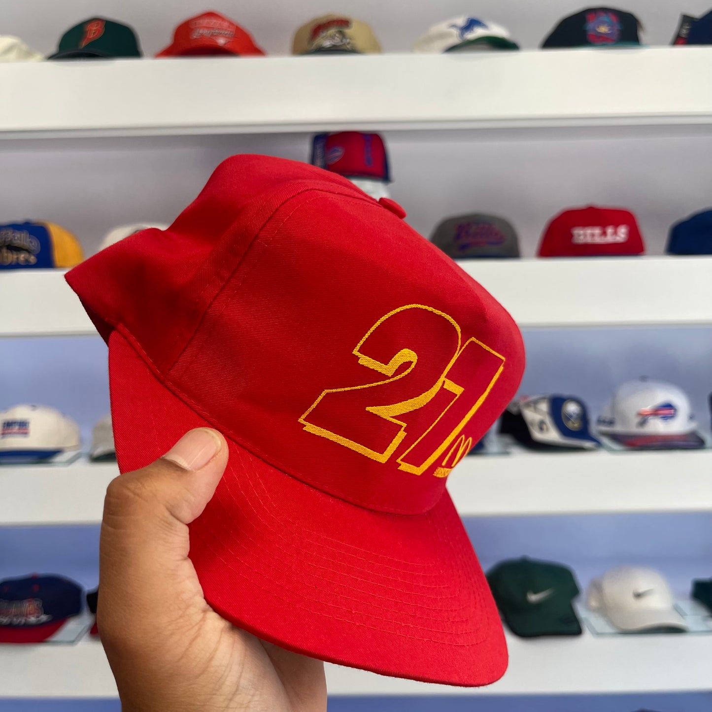 Vintage Jimmy Spencer McDonald’s NASCAR Racing Snap Back