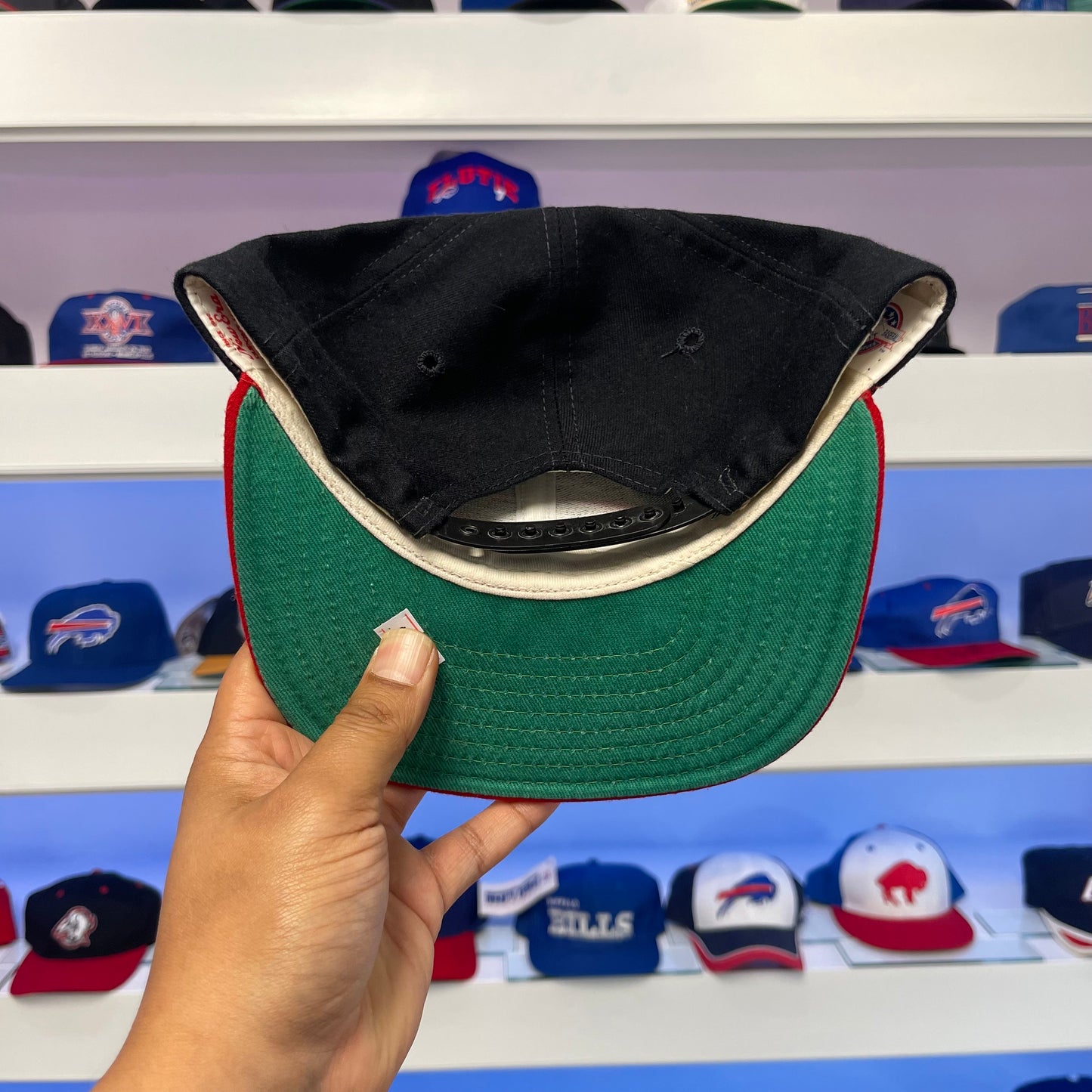 Vintage 1990s MiLB Carolina Mudcats  Wool Snap Back