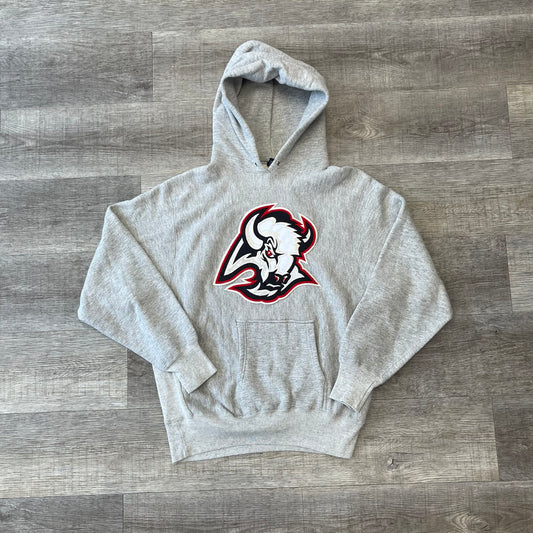Vintage NHL Buffalo Sabres Goat Head Hoodie Size Large