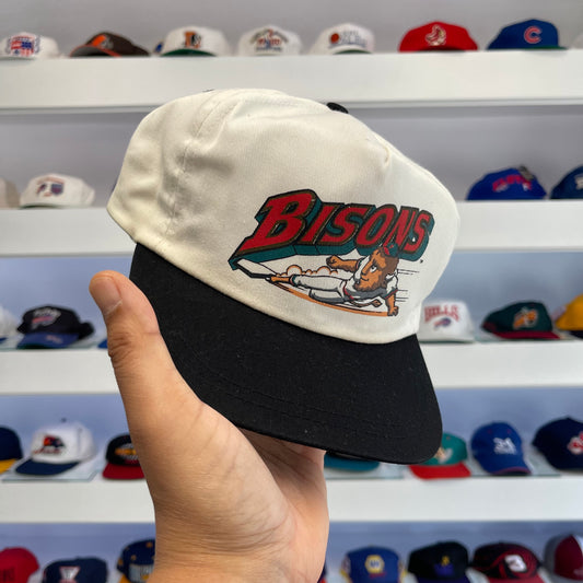 Vintage 1990s MiLB Buffalo Bisons Snap Back Sliding Logo
