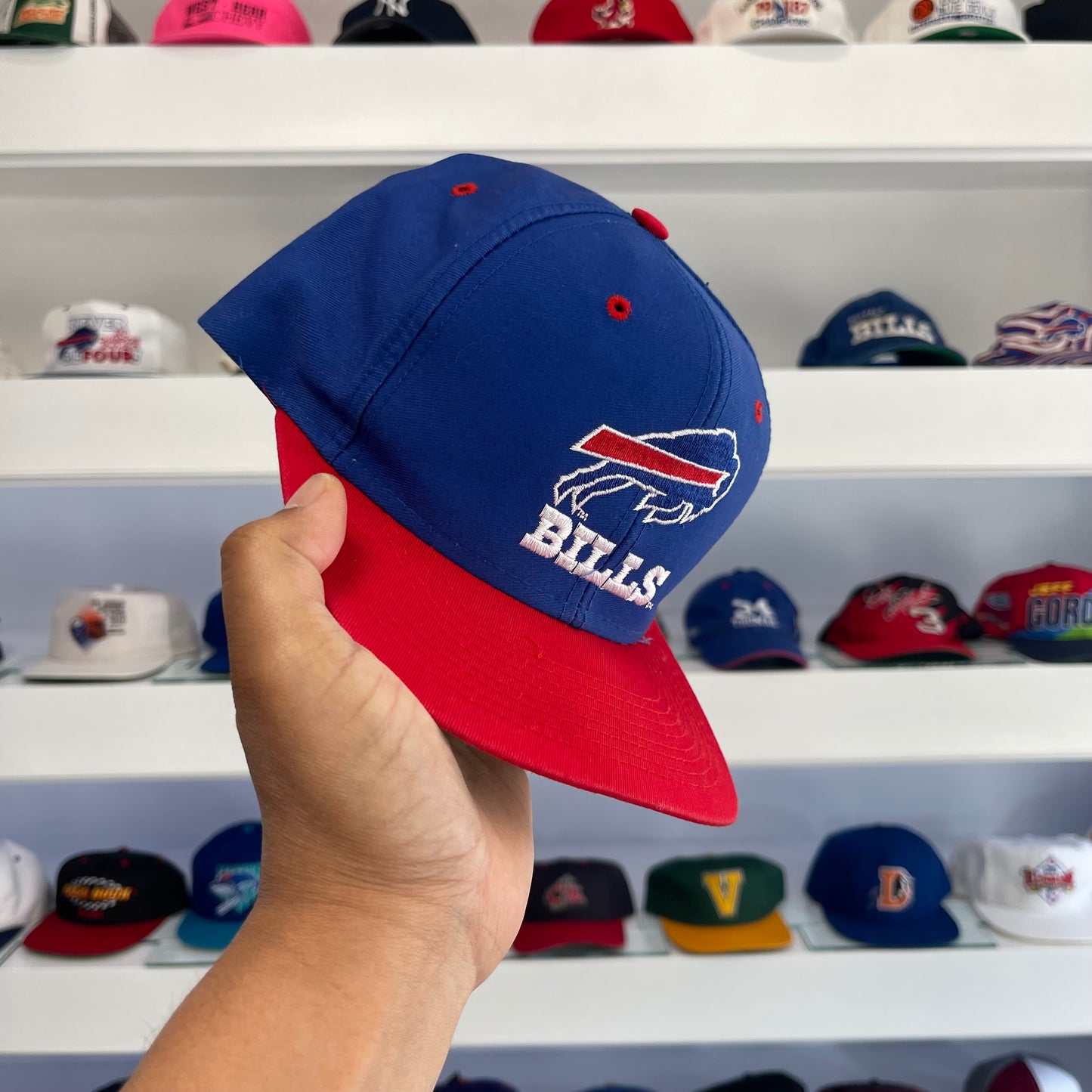 Vintage 1990s Buffalo Bills Twill Sports Illustrated Snap Back