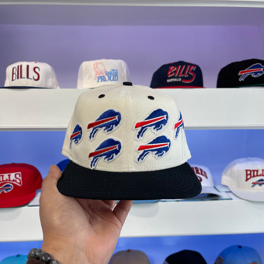 Vintage 1990s NFL Buffalo Bills New Era Wool Snap Back