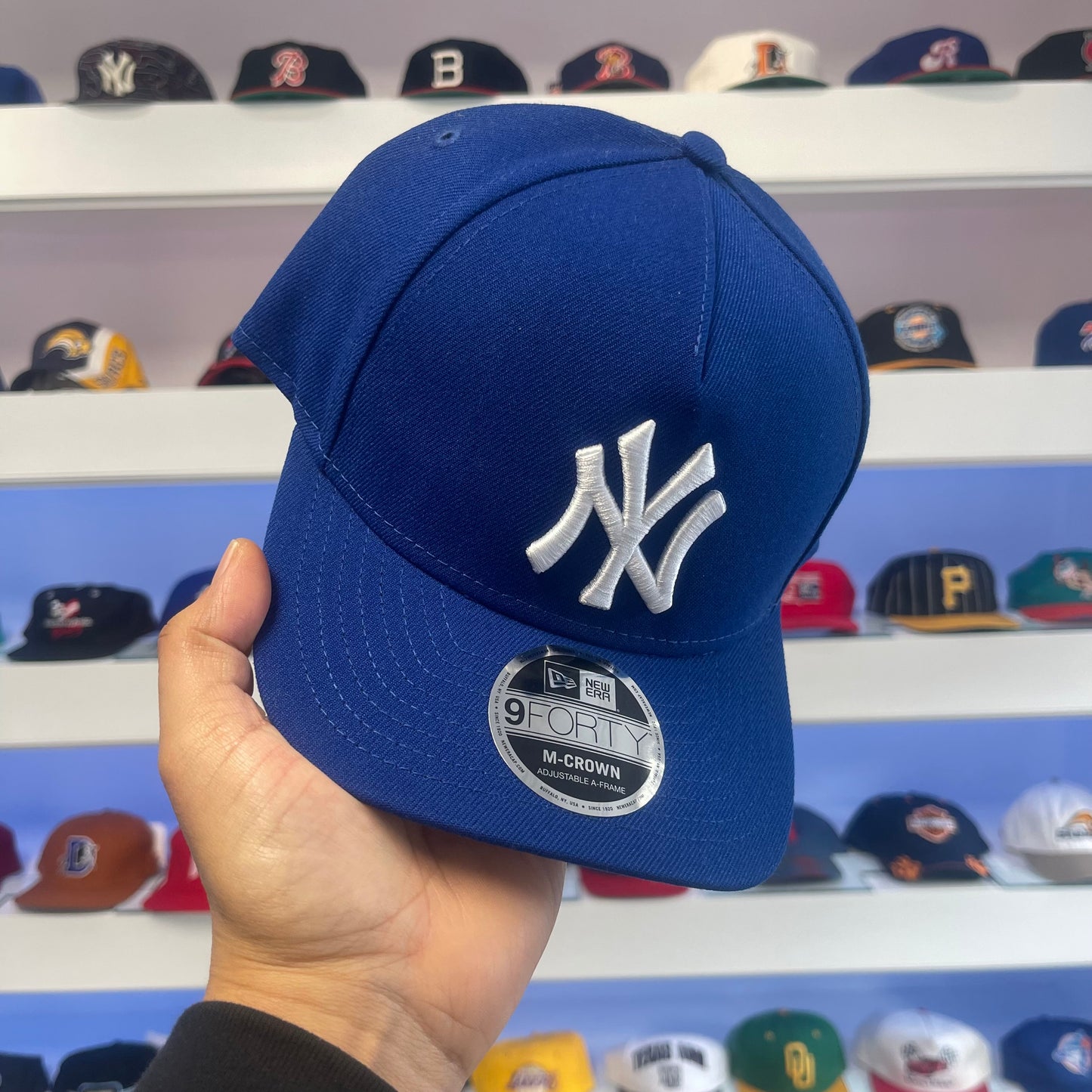 MLB New York Yankees 9 Forty Curve Brim Snap Back
