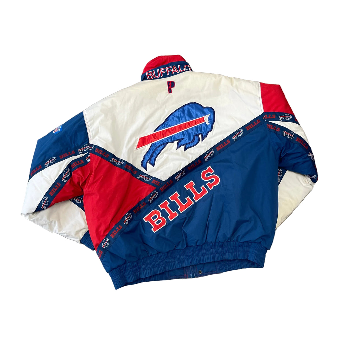 Vintage 1990s NFL Buffalo Bills Pro Player Puffer Jacket Size XXL