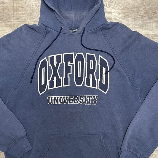 Vintage 1990s Oxford University Hoodie Size XL