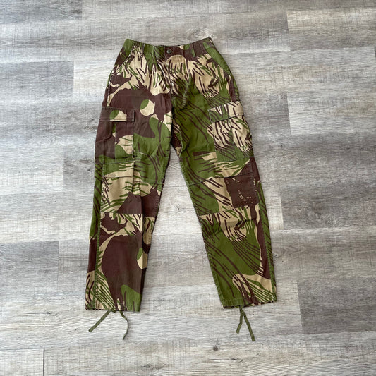 Vintage 1990s Rhodesian Army Camo Pants Size Medium