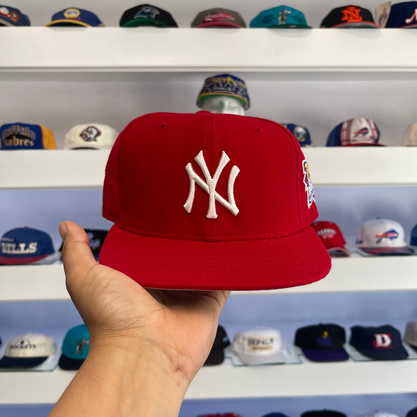 Vintage 1999 MLB New York Yankees World Series Fitted Size 7 1/2