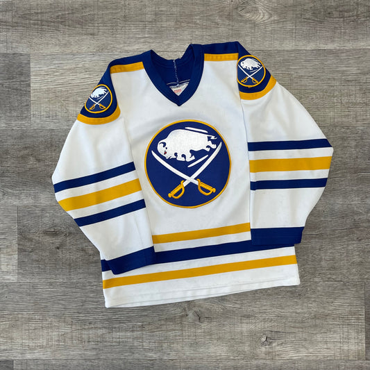 Vintage 1990s NHL Buffalo Sabres Jersey Size Boys Large