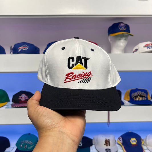 Vintage NASCAR CAT Racing Snap Back Dead Stock New