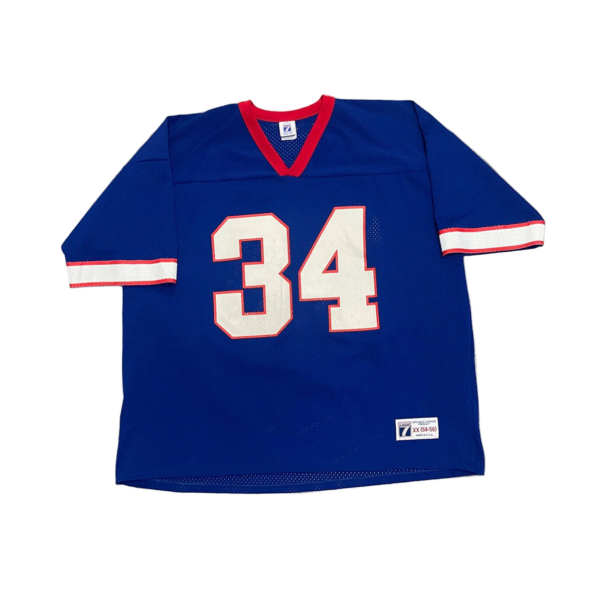 Vintage 1990s NFL Buffalo Bills Thurman Thomas Logo 7 Jersey Size XL