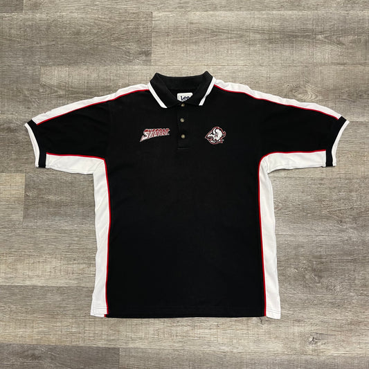 Vintage NHL Buffalo Sabres Polo Lee Sport Shirt Size XL