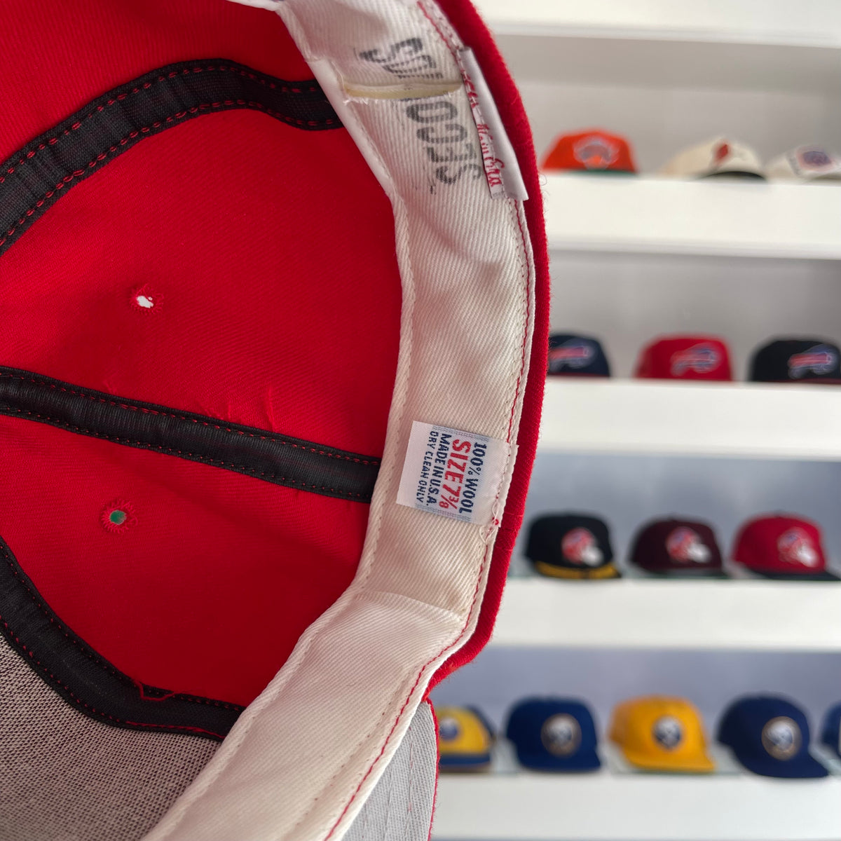 Vintage 1990s MiLB El Paso Diablos Wool Fitted Sizs 7 3/8